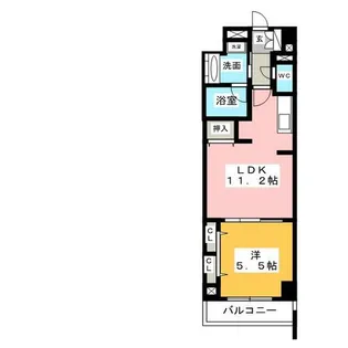 グランルクレ新栄イースト【2階】の間取り