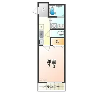 フジパレス杭全ノース【3階】の間取り