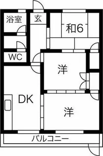 メゾンかわはら【2階】の間取り