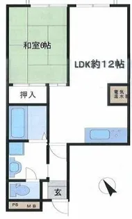 篠原リッチライフ壱番館【303号室】の間取り