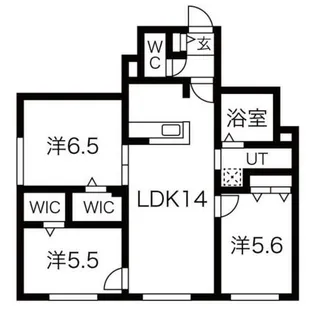 GRAND GRACE312【1階】の間取り