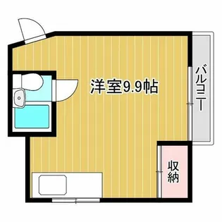 シーズコート【5階】の間取り