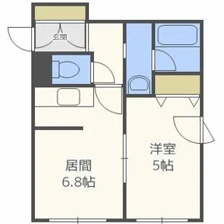 アルティ元町【205号室】の間取り