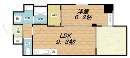 Vinoプレジオ本町【2階】の間取り