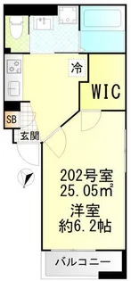 TsTERRACE Higashisumiyoshi DUE【202号室】の間取り