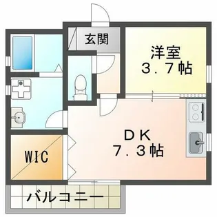 Blanc垂水駅前【3階】の間取り