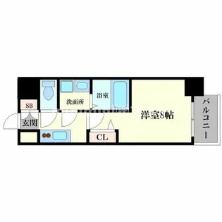 アルグラッド福島SOUTH【11階】の間取り