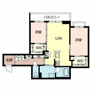 シャーメゾン大和高田【2階】の間取り