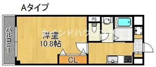 シティパル21【3階】の間取り