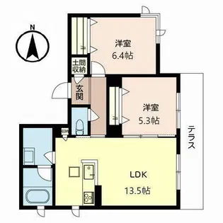 ShaMaison Clair【0101号室】の間取り