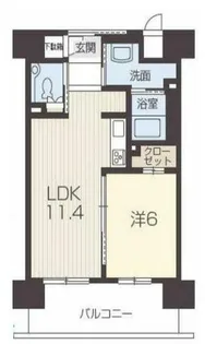 エイジングコート姫路【10階】の間取り