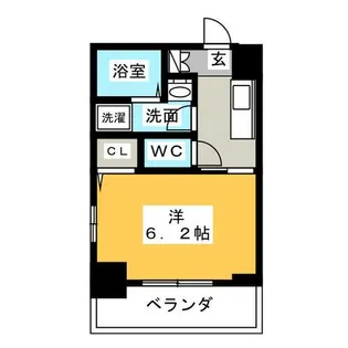 1Kの間取り画像