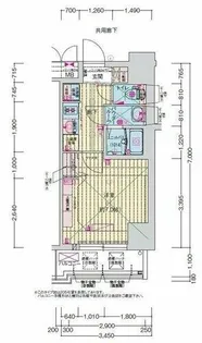 プレサンス高畑ルミア【6階】の間取り