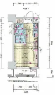 プレサンス高畑ルミア【12階】の間取り