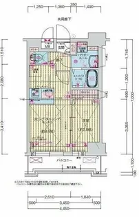 プレサンス高畑ルミア【12階】の間取り