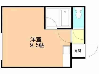 大木戸ビル【405号室】の間取り