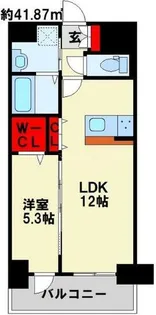 LEGEND紺屋町【10階】の間取り