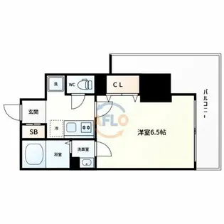 W.O.B.KYOBASHI【2階】の間取り