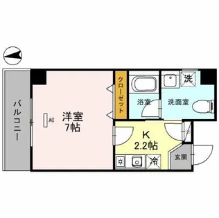 アヴェルラ都島【3階】の間取り