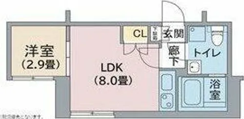 アーバン栄【8階】の間取り