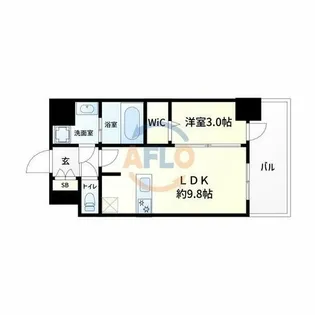 ミラージュパレス大阪ドームProsper【11階】の間取り