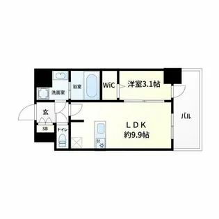 ミラージュパレス大阪ドームProsper【12階】の間取り