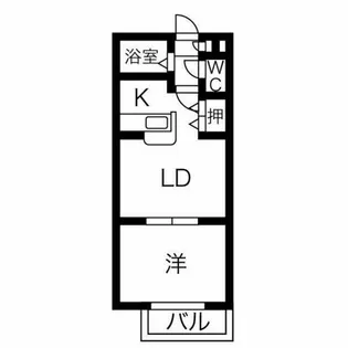 マルフジビル【308号室】の間取り