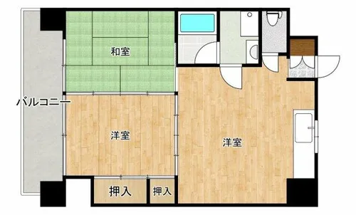 多賀ビル【4階】の間取り