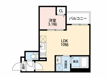 Jack horenⅠ【3階】の間取り
