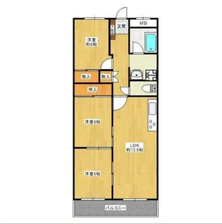 レジオン小島【1階】の間取り