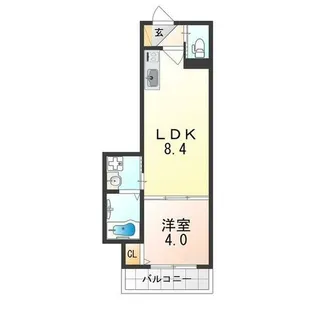 F ASECIA LASO【2階】の間取り