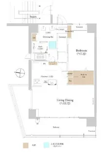 ウメキタテラス【4階】の間取り