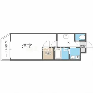 フジパレス新深江【1階】の間取り