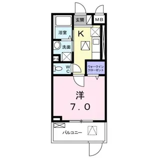 プランドール アイ【1階】の間取り