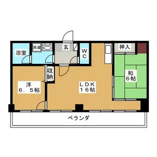 錦ハーモニービル【11階】の間取り