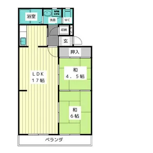 ニューパピリオン加藤【4階】の間取り
