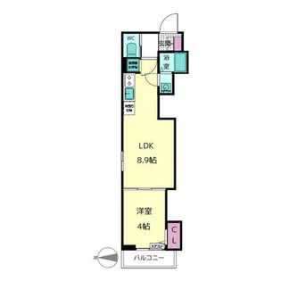 aurora【3階】の間取り