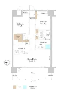 ウメキタテラス【8階】の間取り