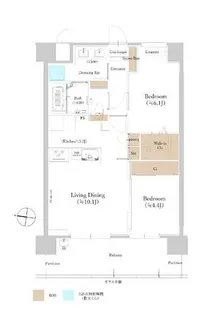 ウメキタテラス【10階】の間取り