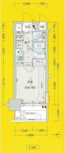 プレサンス泉セレグレード【8階】の間取り