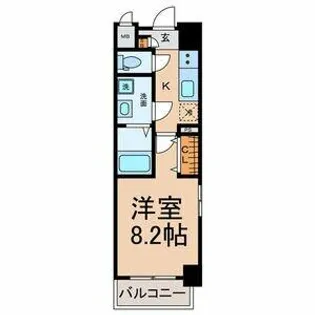 axis sakura【3A号室】の間取り