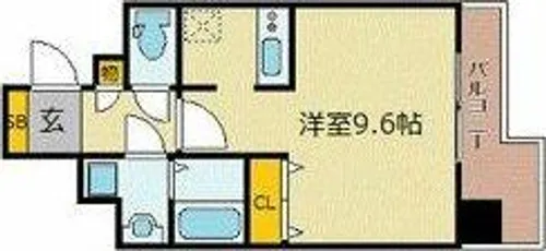 プレサンス丸の内雅風【13階】の間取り
