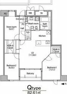 グラン・アベニュー栄【11階】の間取り