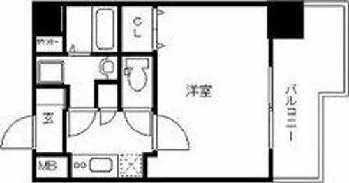 プレサンス丸の内雅風【13階】の間取り