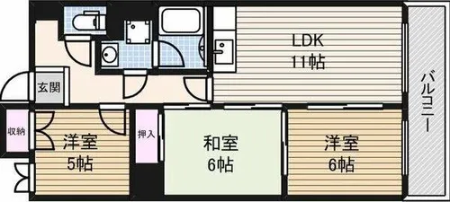 橘屋ビル AMDE【4階】の間取り