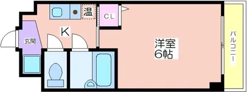 ビジタル丸山通5【6階】の間取り