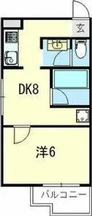 bespoke鶴舞【9階】の間取り