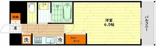 大阪府大阪市東成区大今里3丁目【マンション】の間取り