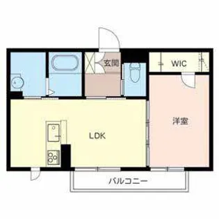 シャーメゾン七条【0202号室】の間取り