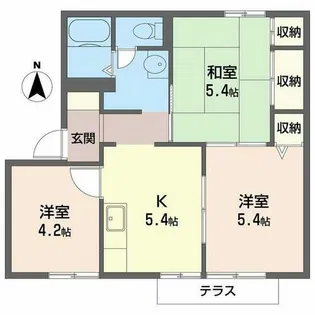マルス【0101号室】の間取り